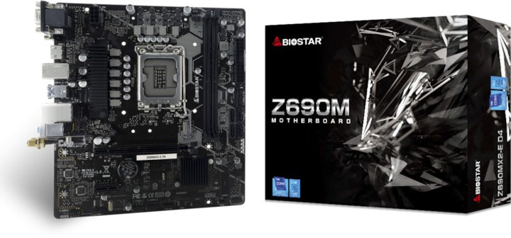Biostar - Z690MX2-E D4 - Mainboard