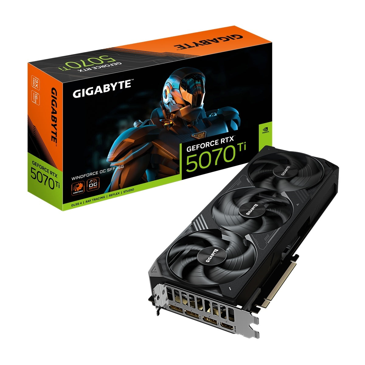 GigaByte - GeForce RTX 5070 Ti WINDFORCE OC SFF 16G - Grafikkarte
