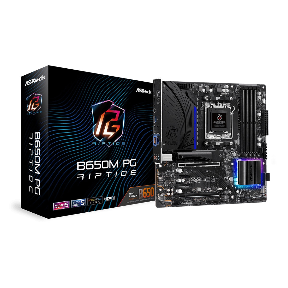 Asrock - B650M PG RIPTIDE - Mainboard