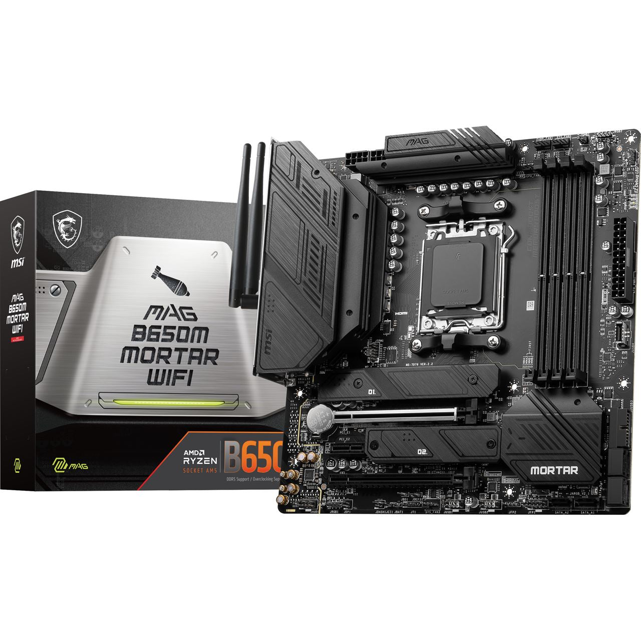 MSI - MAG B650M MORTAR WIFI - Mainboard