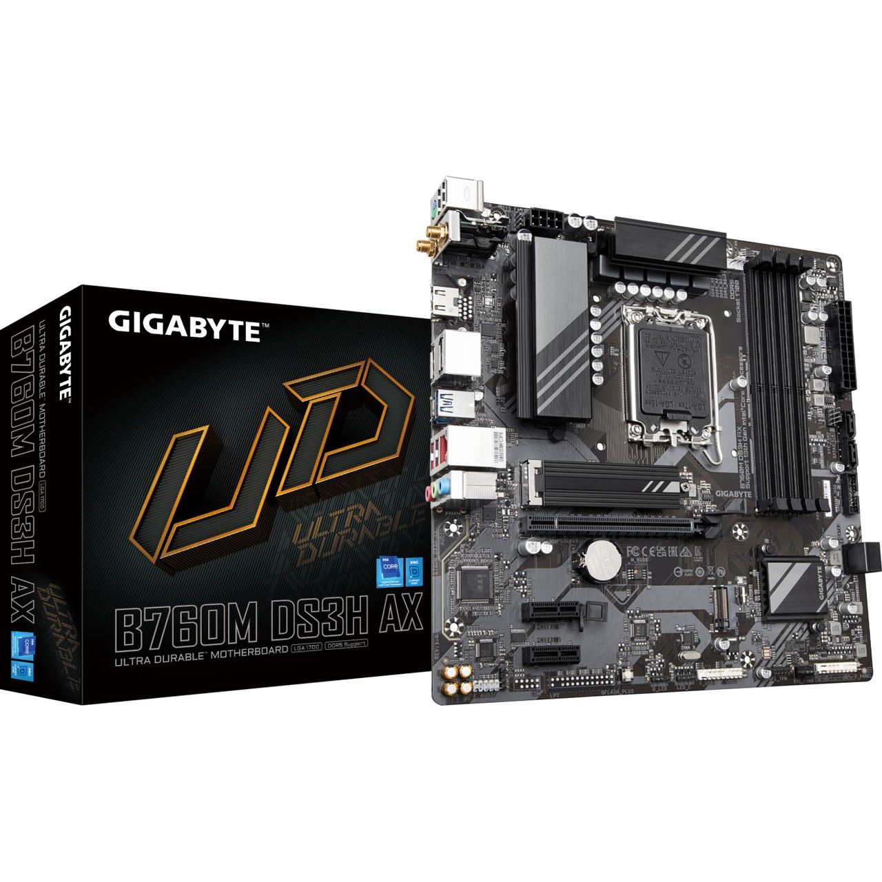 GigaByte - B760M DS3H AX - Mainboard