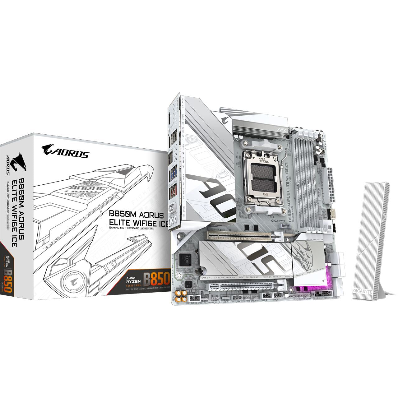 GigaByte - B850M AORUS ELITE WIFI6E ICE - Mainboard