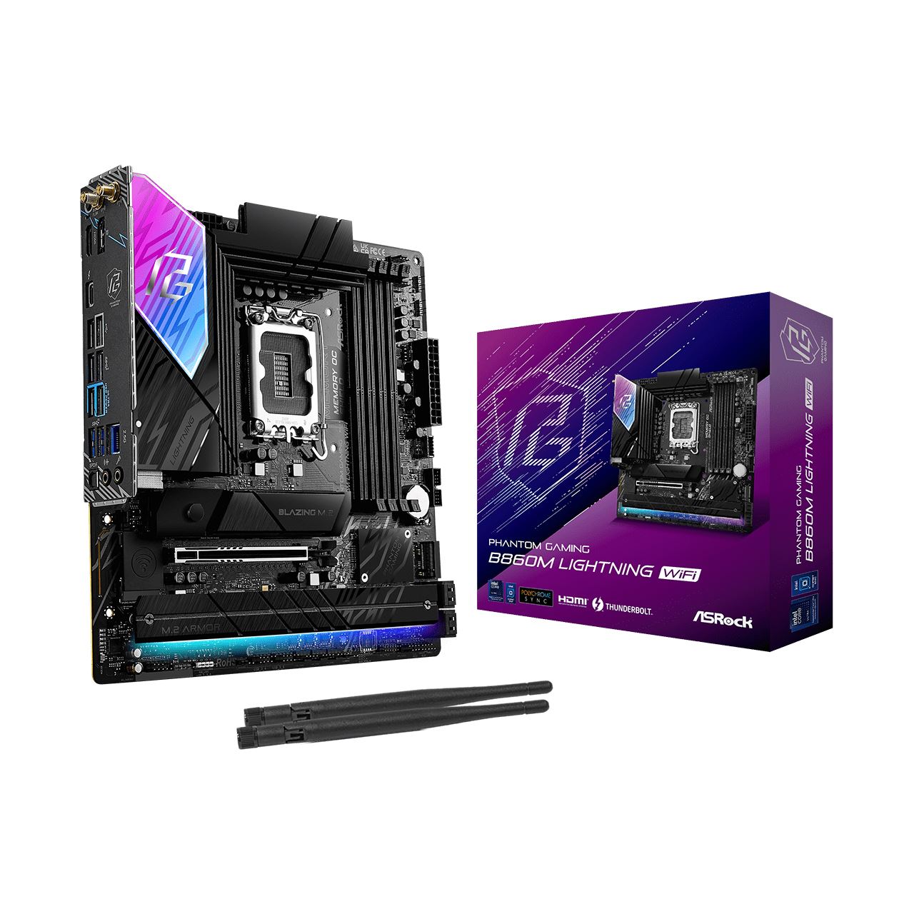 Asrock - B860M Lightning WiFi - Mainboard