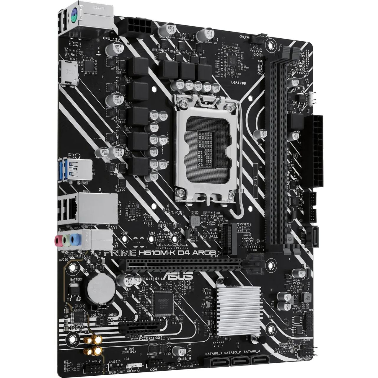 Asus - PRIME H610M-K D4 ARGB - Mainboard