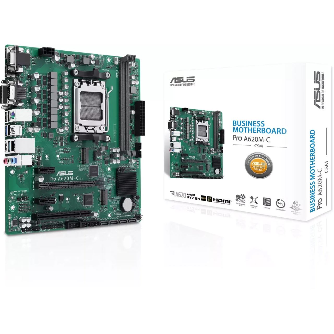 Asus - PRO A620M-C-CSM - Mainboard