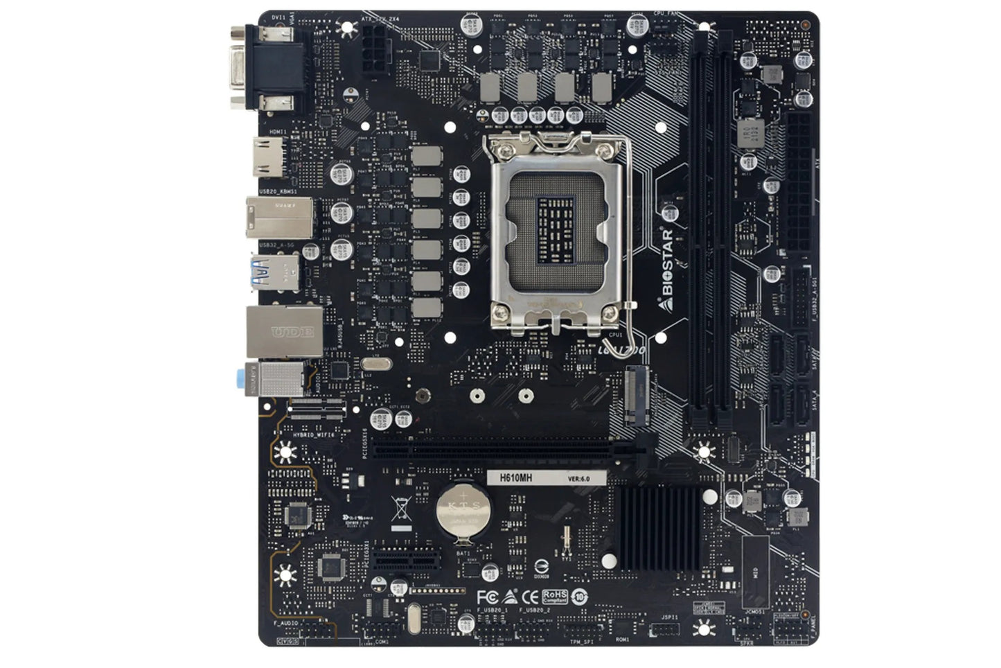 Biostar - H610MH D5 - Mainboard