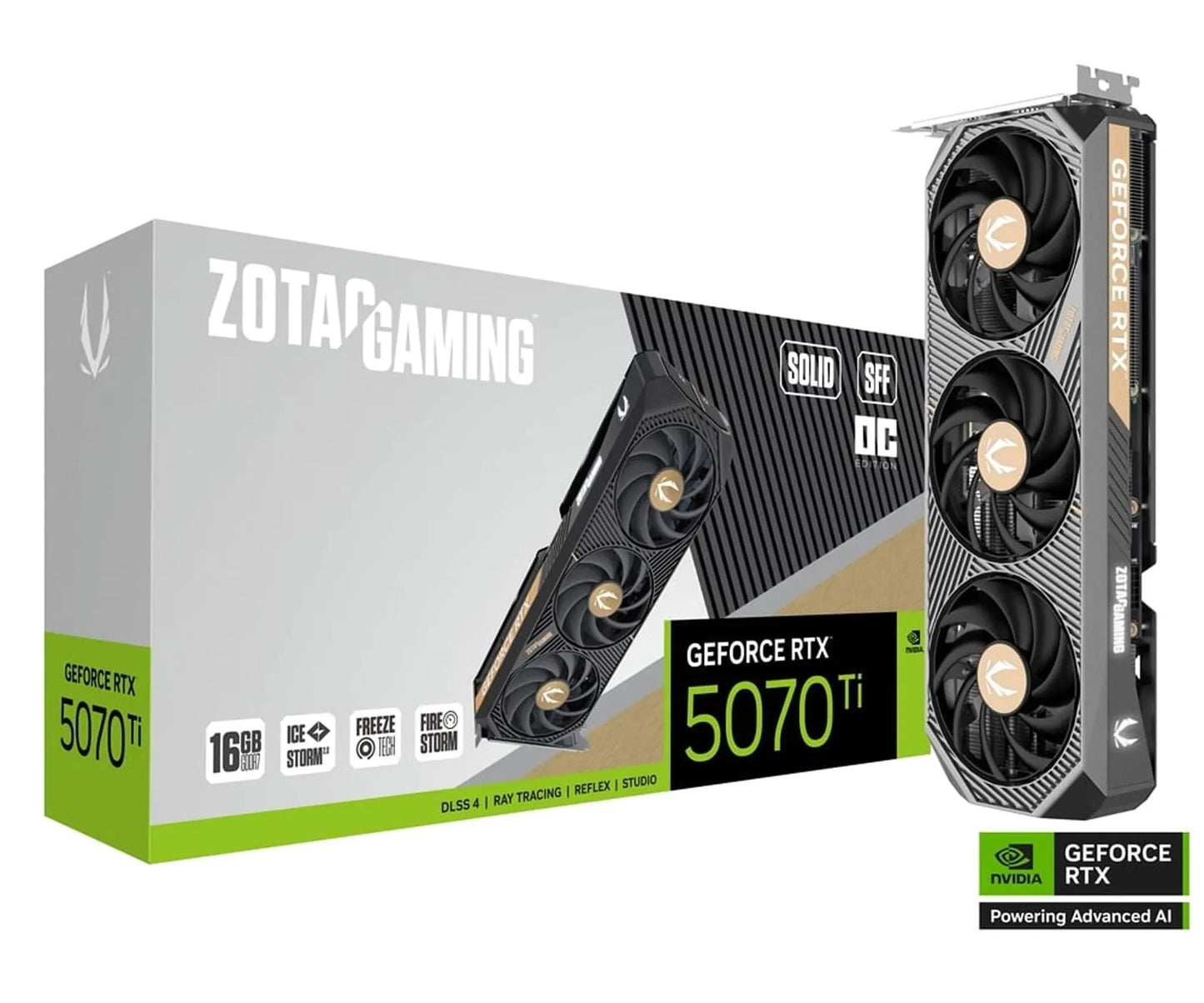 Zotac - GeForce RTX 5070 Ti SOLID SFF - Grafikkarte