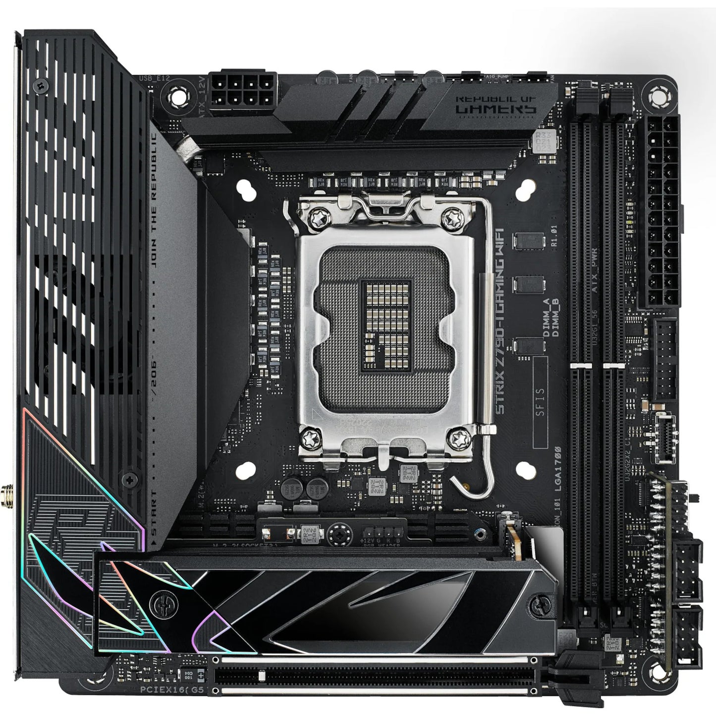 ASUS ROG STRIX Z790-I Gaming WIFI ITX motherboard