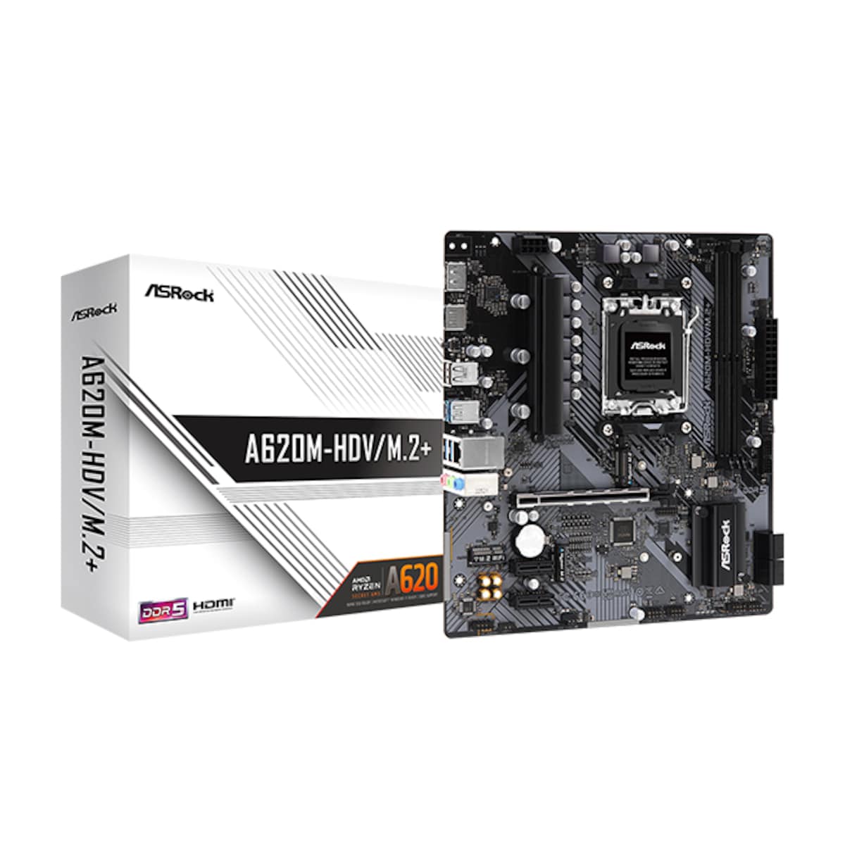Asrock - A620M-HDV/M.2+ - Mainboard