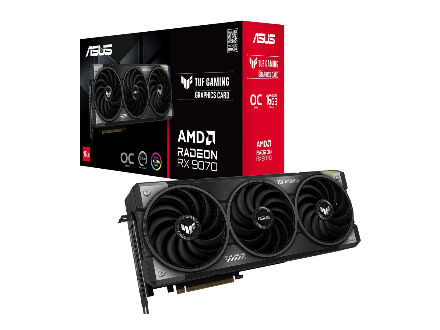 Asus - Radeon RX 9070 TUF GAMING OC - Grafikkarte