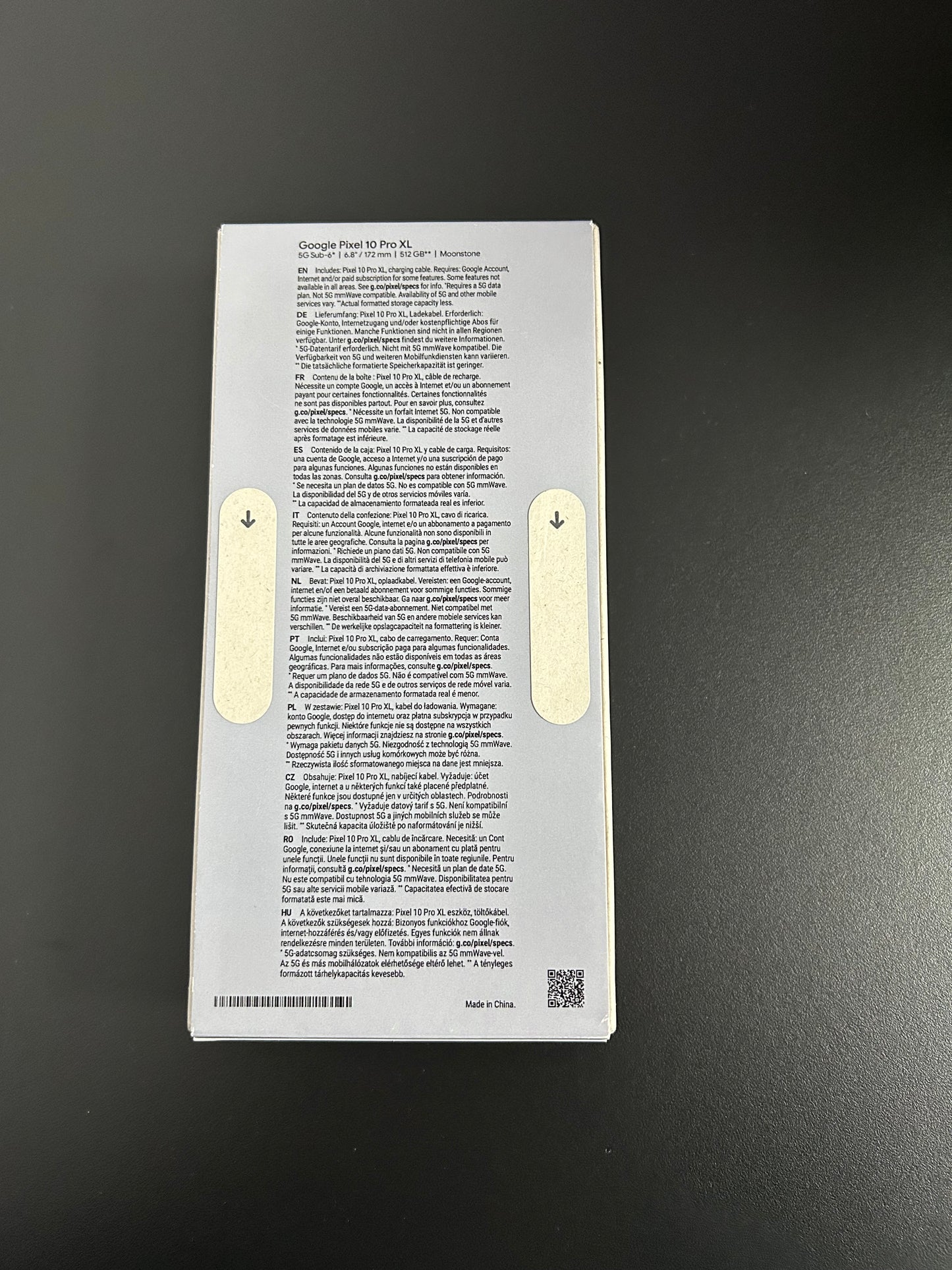 Google Pixel 10 Pro XL 512GB Moonstone