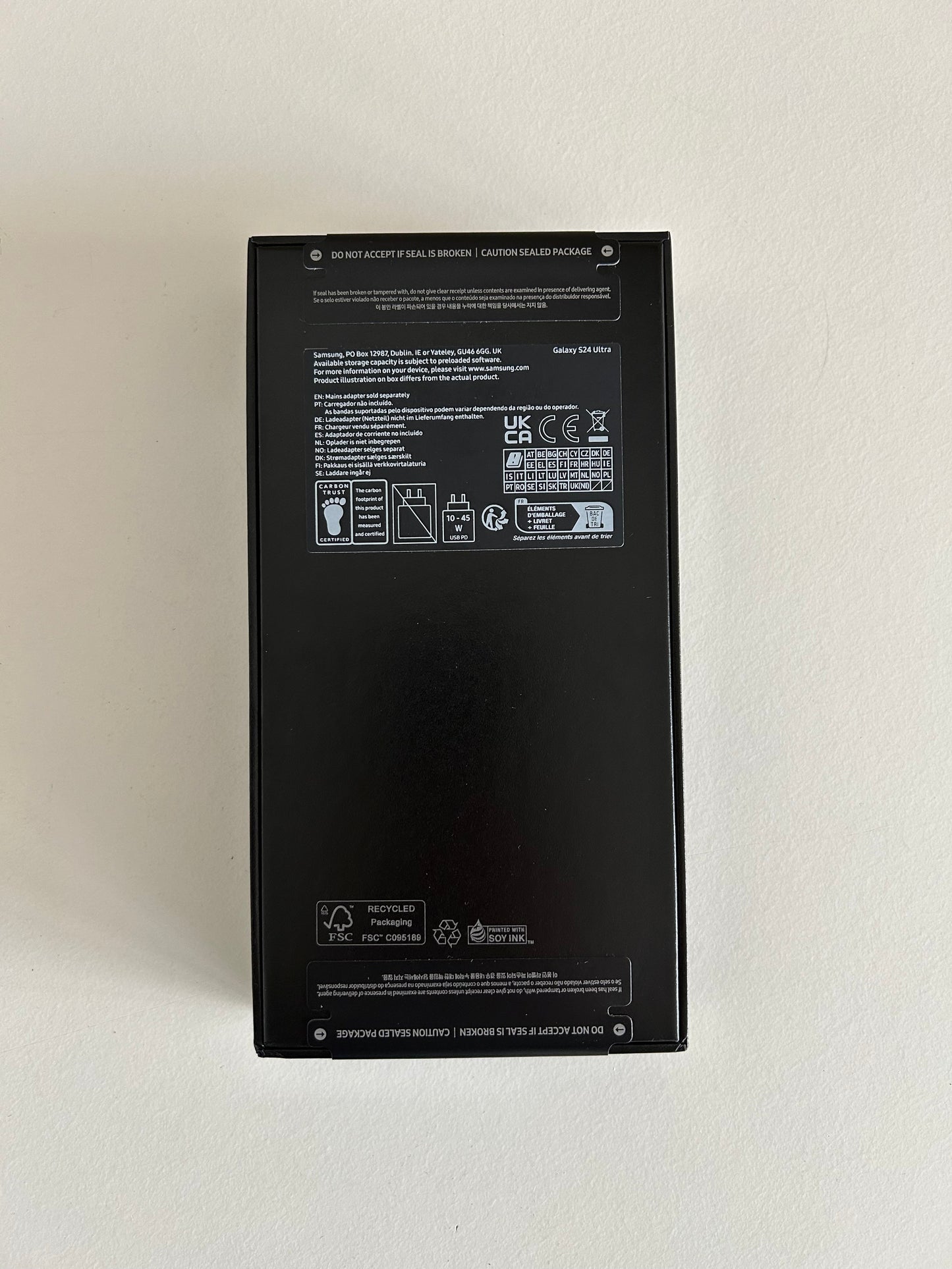 Samsung Galaxy S24 Ultra S928B/DS 512GB Titanium Black