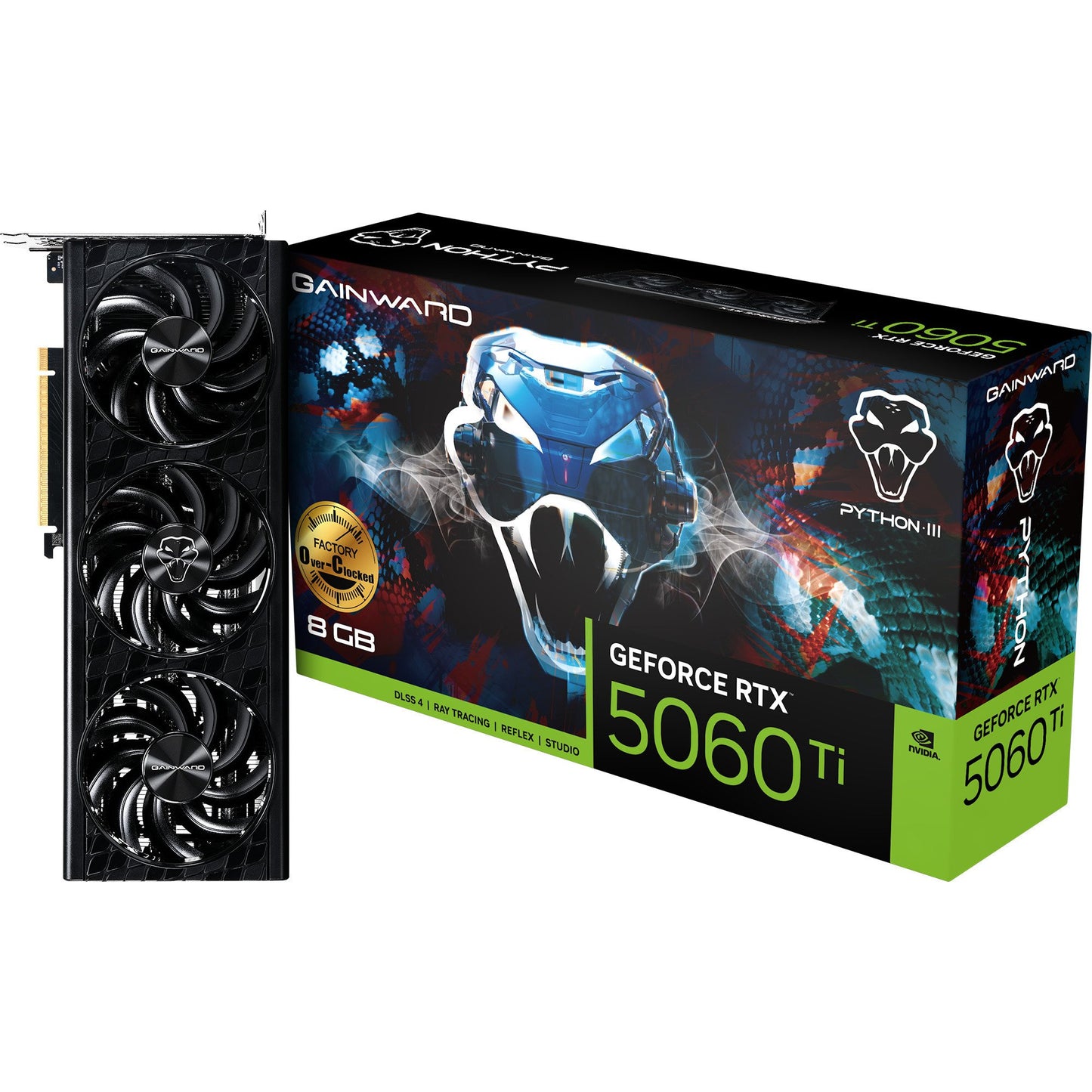 Gainward - GeForce RTX 5060 Ti Python III OC 8GB - Grafikkarte