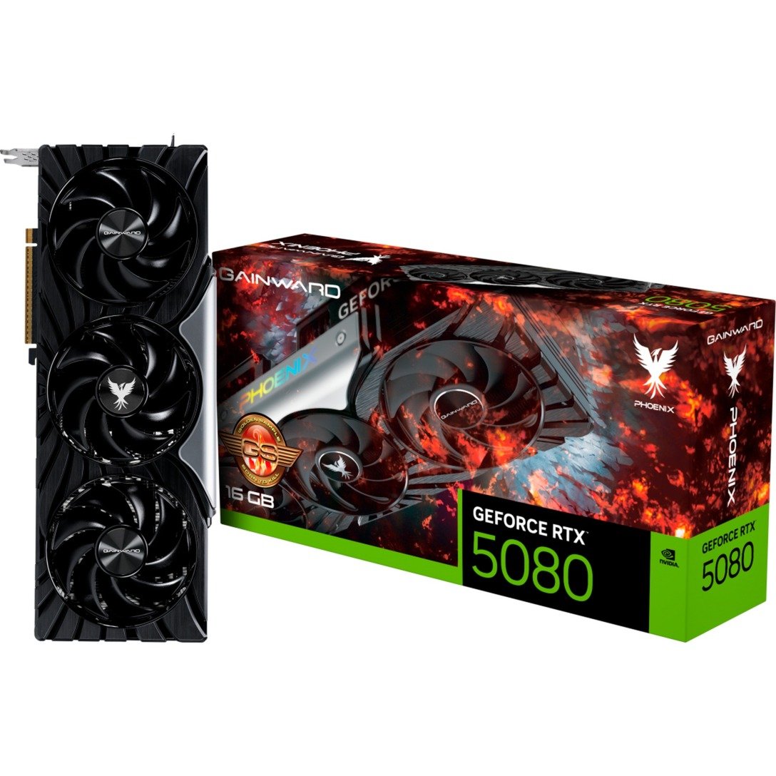 Gainward GeForce RTX 5080 Phoenix GS - n NE75080S19T2 - GB2031X - PCI - Express - Grafikkarte