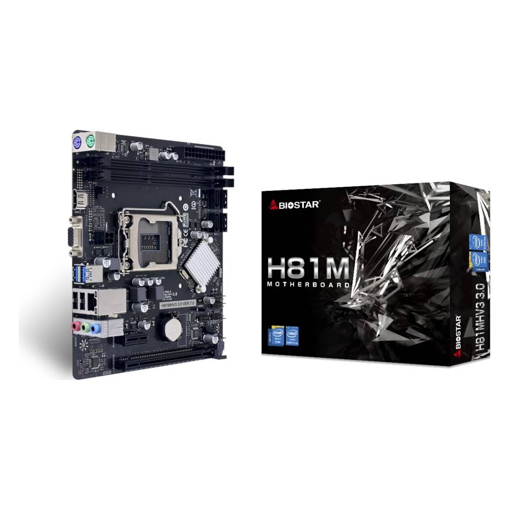 Biostar - H81MHV3 3.0, Mainboard