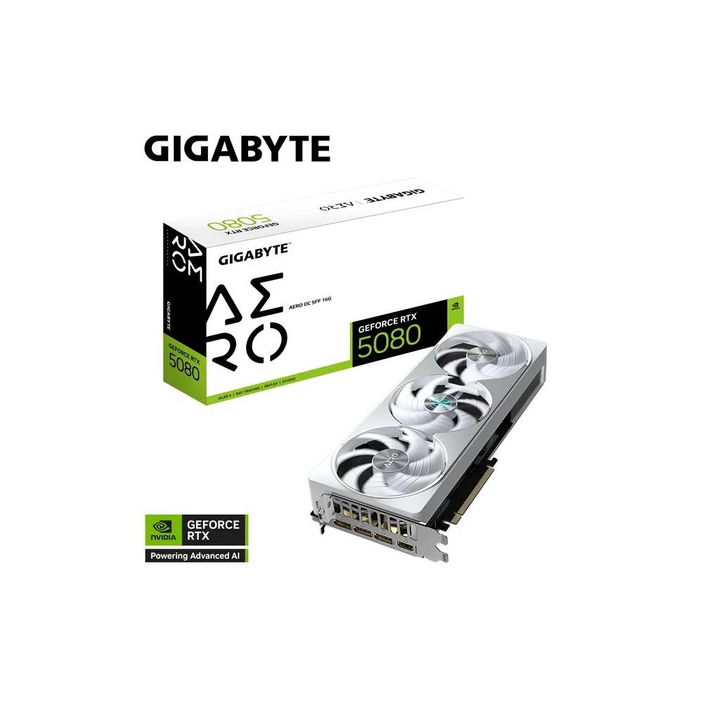 GigaByte - GeForce RTX 5080 AERO OC SFF 16G - Grafikkarte