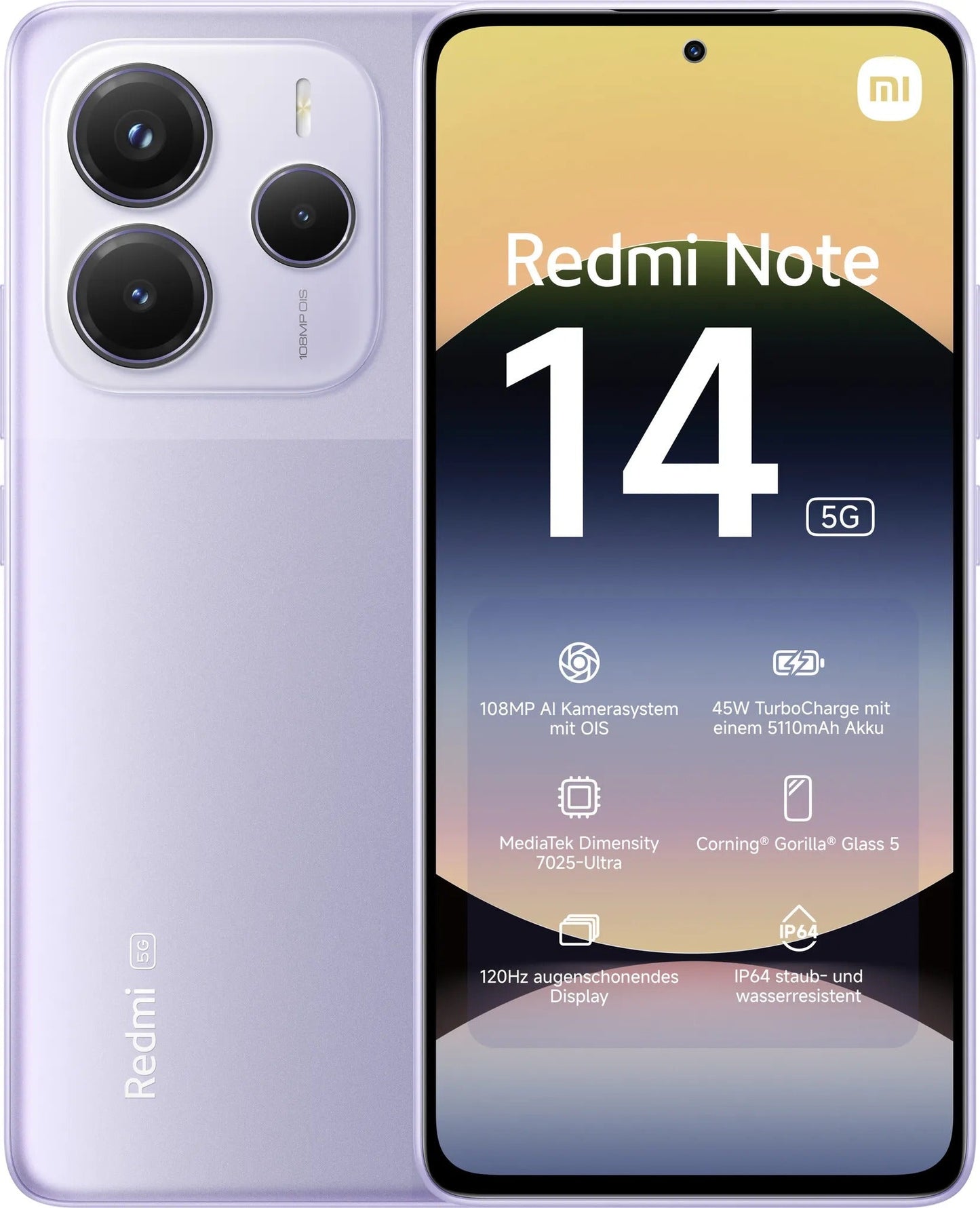 Xiaomi Redmi Note 14 Smartphone– - 256 GB - Mobiltelefon