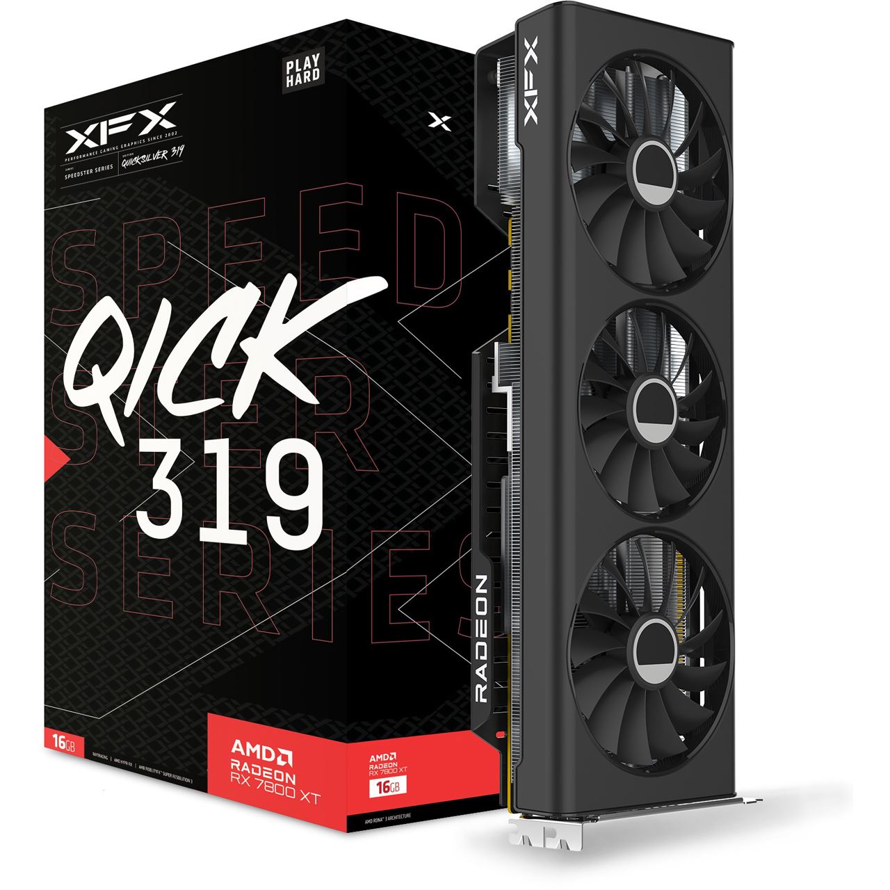XFX - Radeon RX 7800 XT SPEEDSTER QICK319 CORE Gaming - Grafikkarte