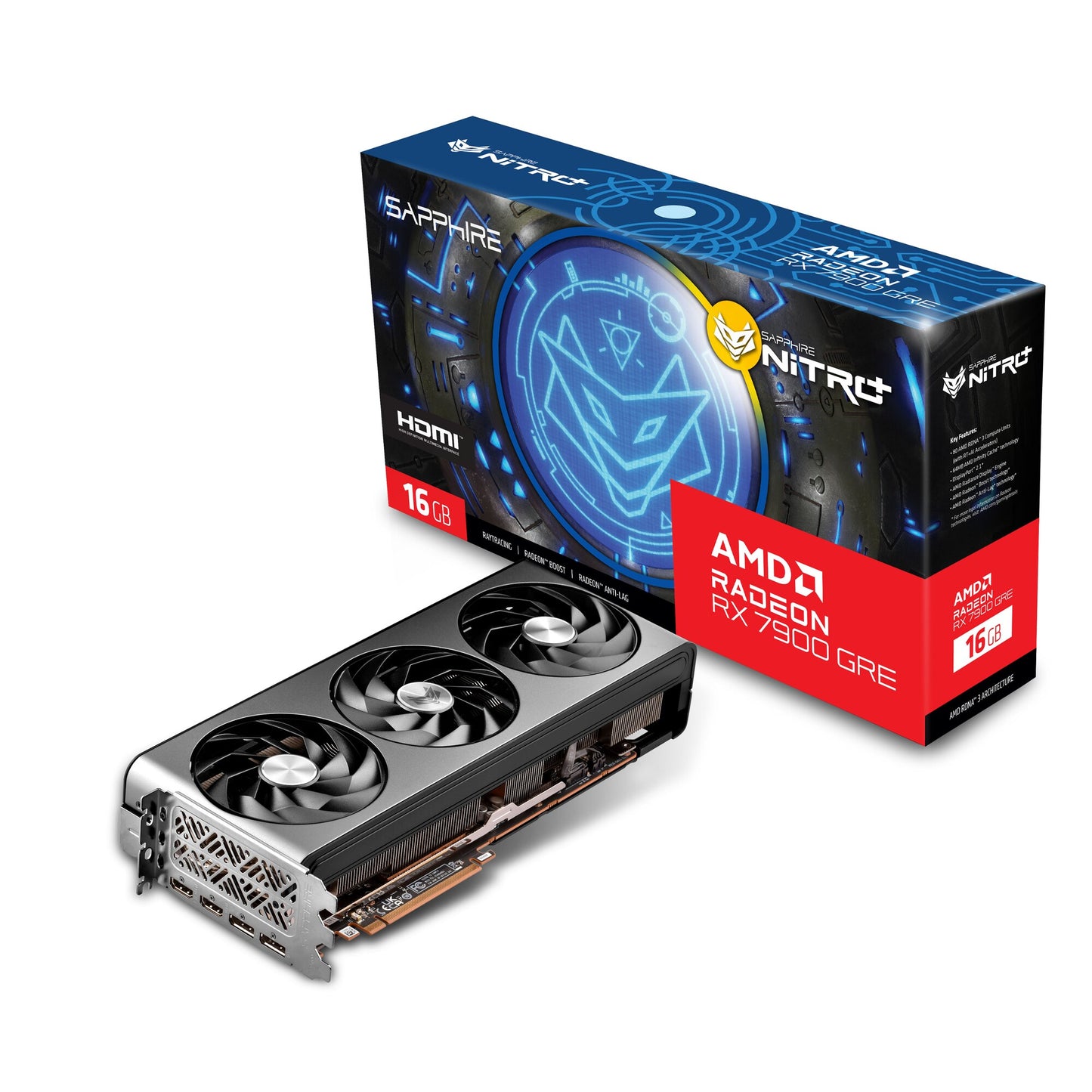 Sapphire - Radeon RX 7900 GRE NITRO+ GAMING OC 16GB - Grafikkarte