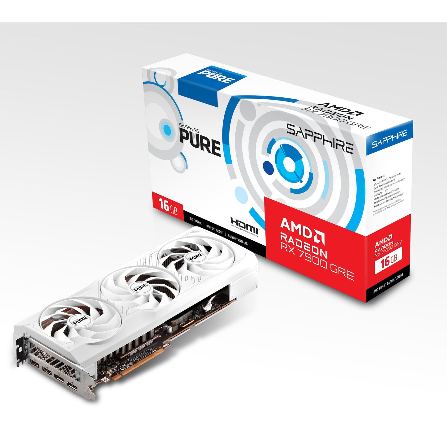 Sapphire - Radeon RX 7900 GRE PURE GAMING OC 16GB - Grafikkarte