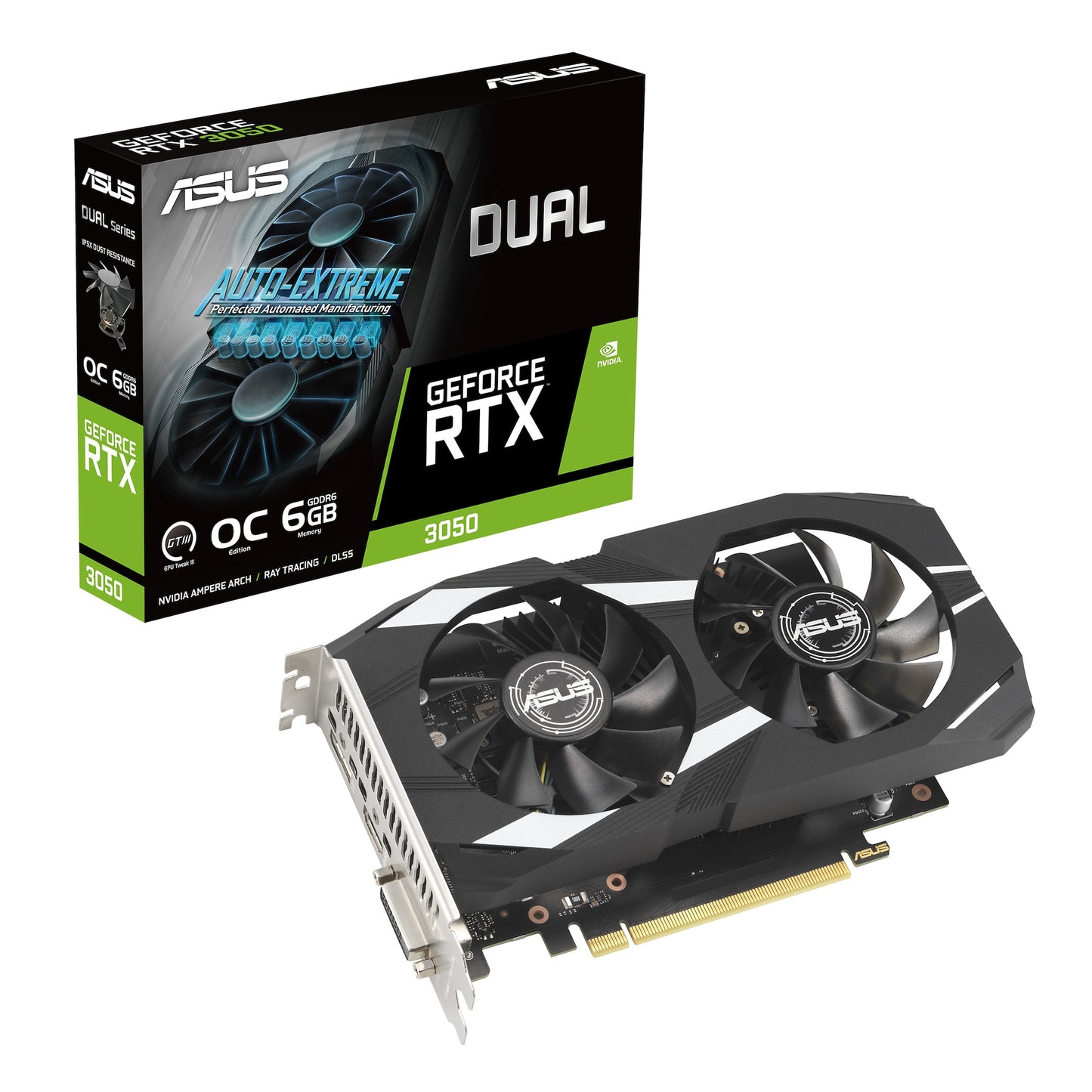 Asus - GeForce RTX 3050 DUAL OC - Grafikkarte