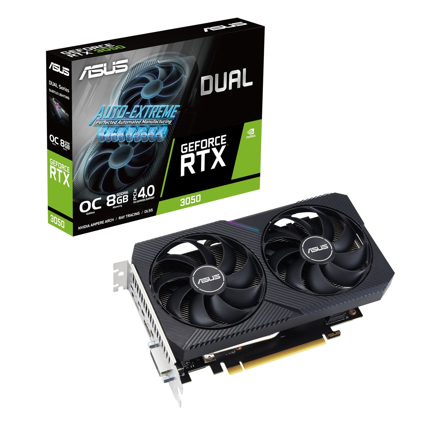 Asus - GeForce RTX 3050 DUAL OC V2 - Grafikkarte