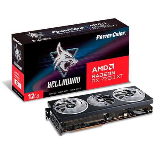 PowerColor - Radeon RX 7700 XT Hellhound 12GB OC, Grafikkarte