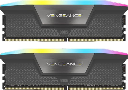 Corsair Vengeance RGB grau UDIMM 64GB Kit, DDR5-6000