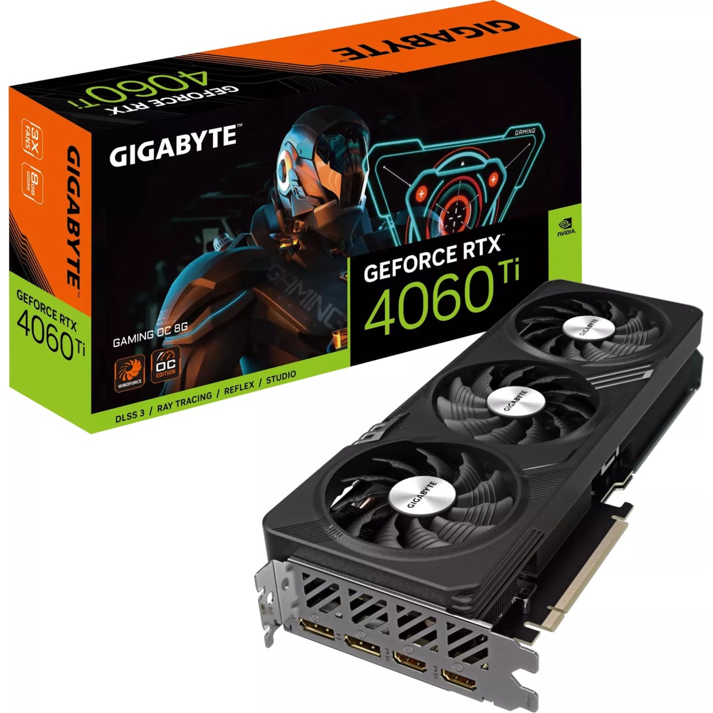GIGABYTE - GeForce RTX 4060 Ti GAMING OC 8G OC, Grafikkarte