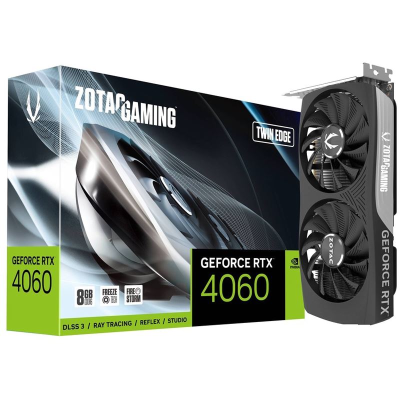 Zotac - GAMING GeForce RTX 4060 8GB Twin Edge - Grafikkarte