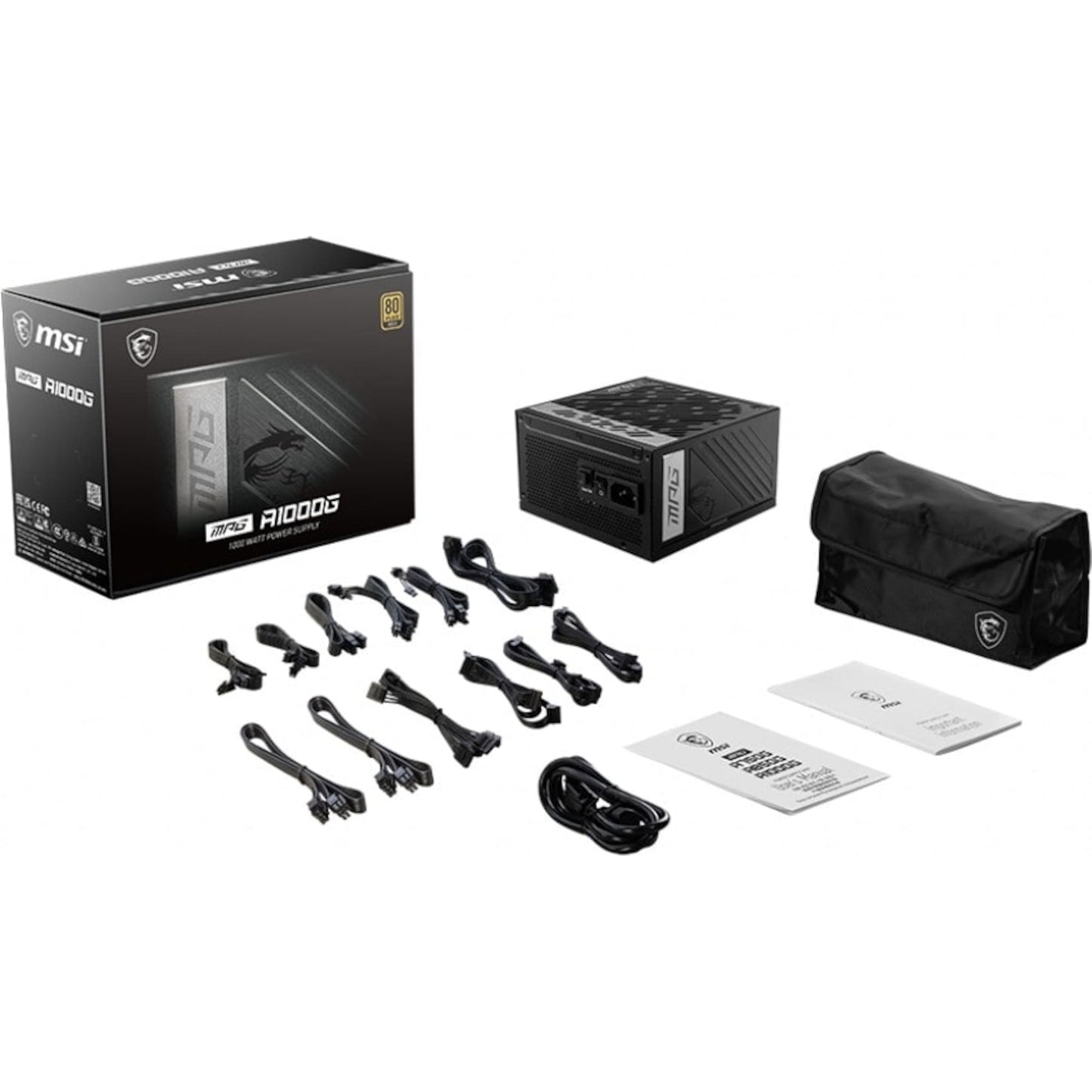 MSI MPG A1000G PCIE5 1000W ATX 3.0 - Netzteil