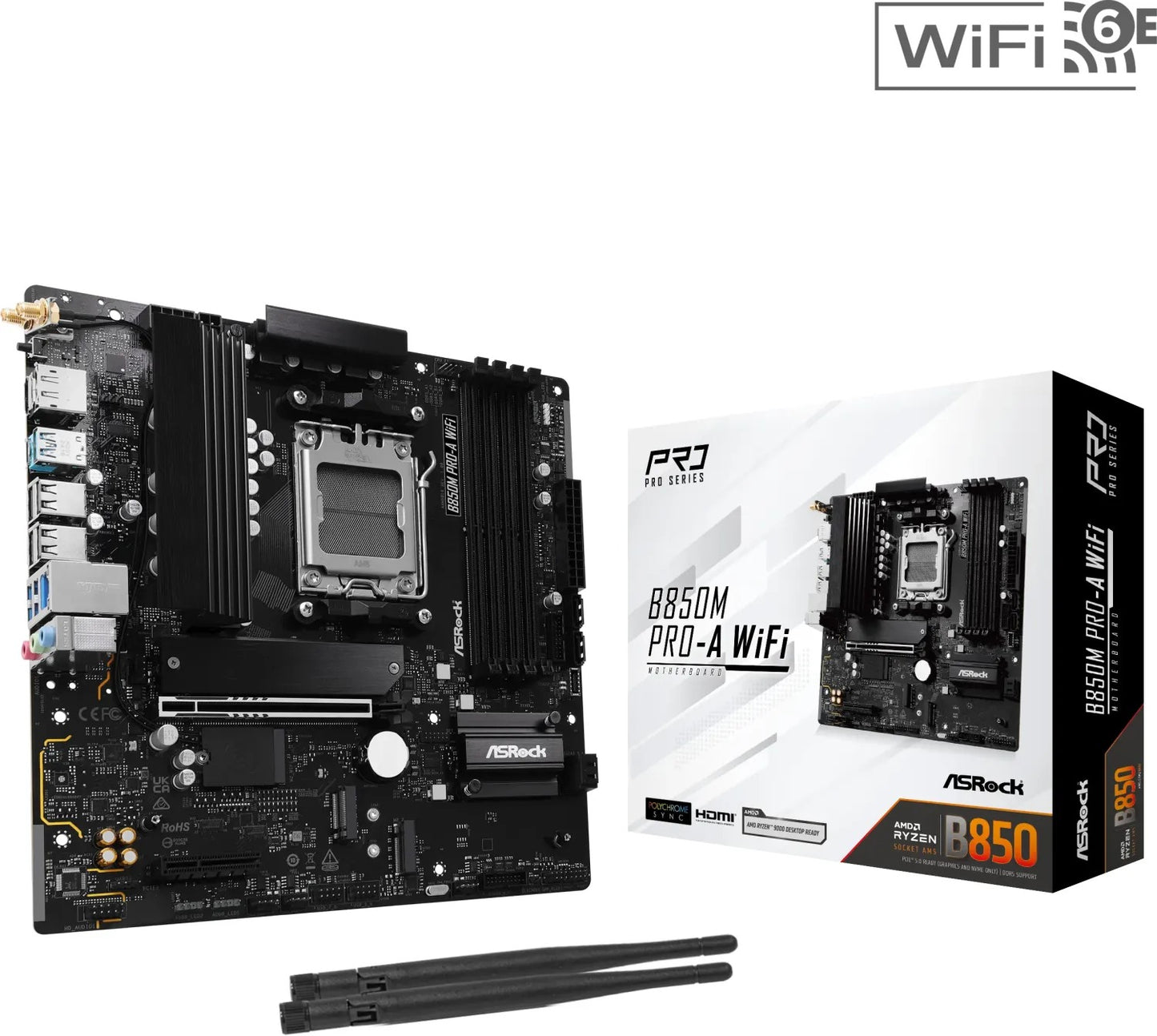 Asrock - B850M Pro-A WiFi - Mainboard