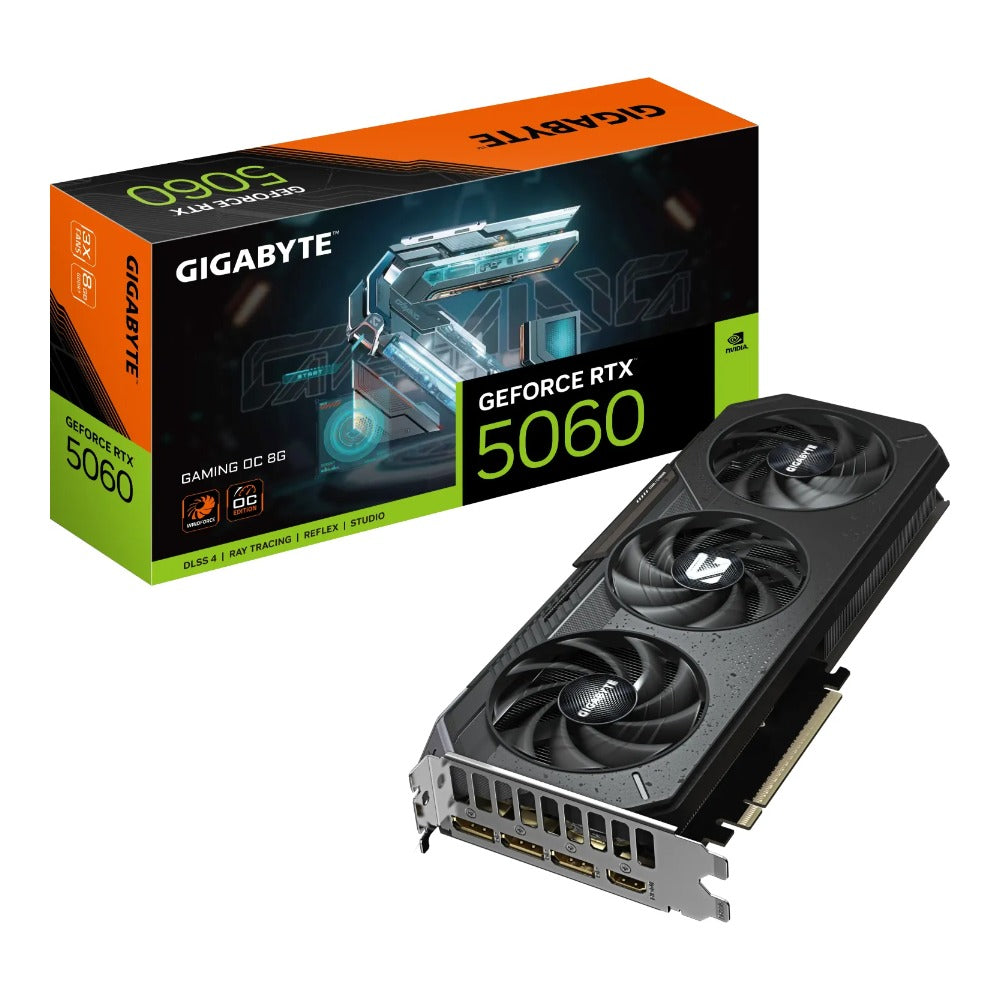 GigaByte - GeForce RTX 5060 GAMING OC 8GB - Grafikkarte