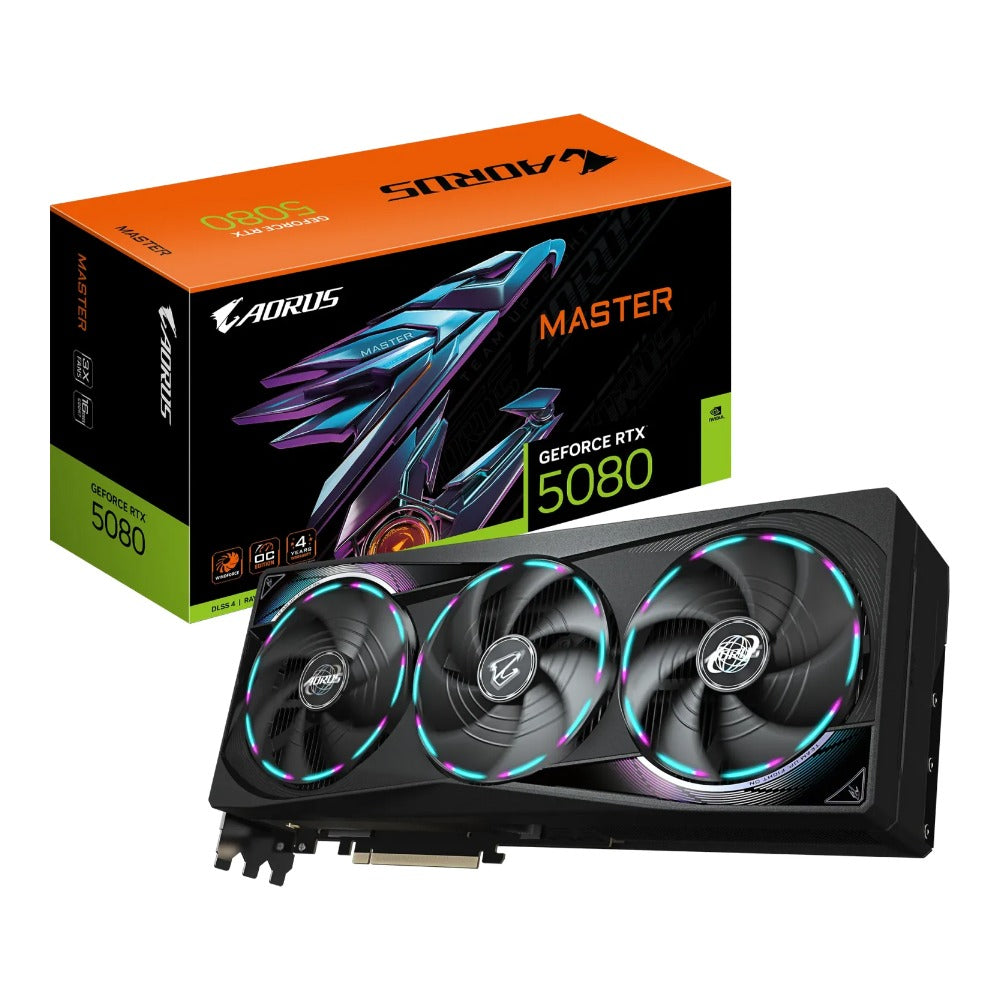 GigaByte - GeForce RTX 5080 AORUS MASTER 16G - Grafikkarte