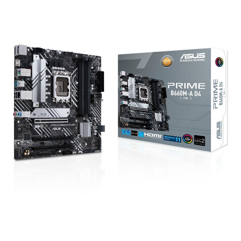 Asus - PRIME B660M-A D4-CSM - Mainboard