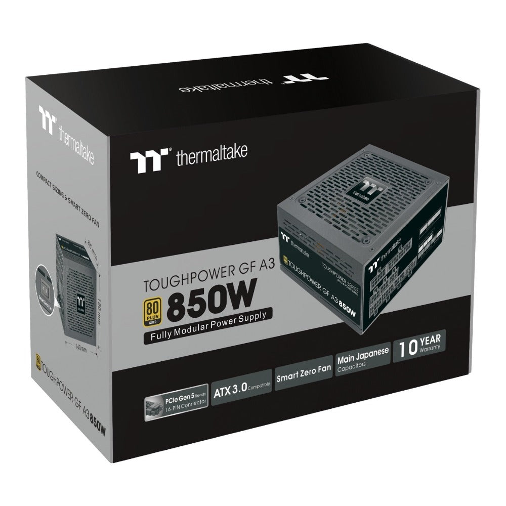 Thermaltake - TOUGHPOWER GF A3 Gold 850W - TT Premium Edition - PC-Netzteil