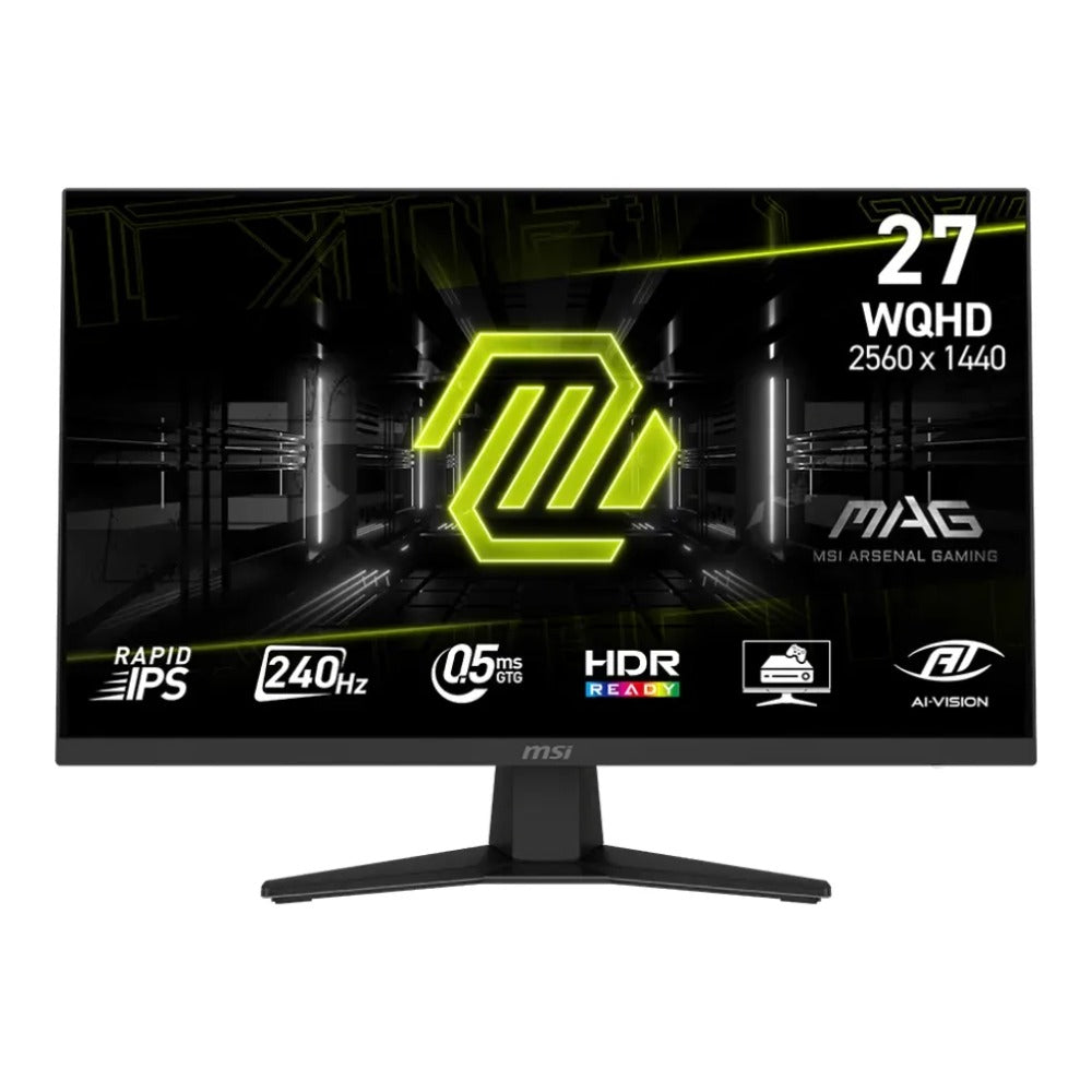 MSI - MAG 274QFDE X24 , schwarz, WQHD, Rapid-IPS, HDR, Adaptive-Sync, 240Hz Panel) - Monitor