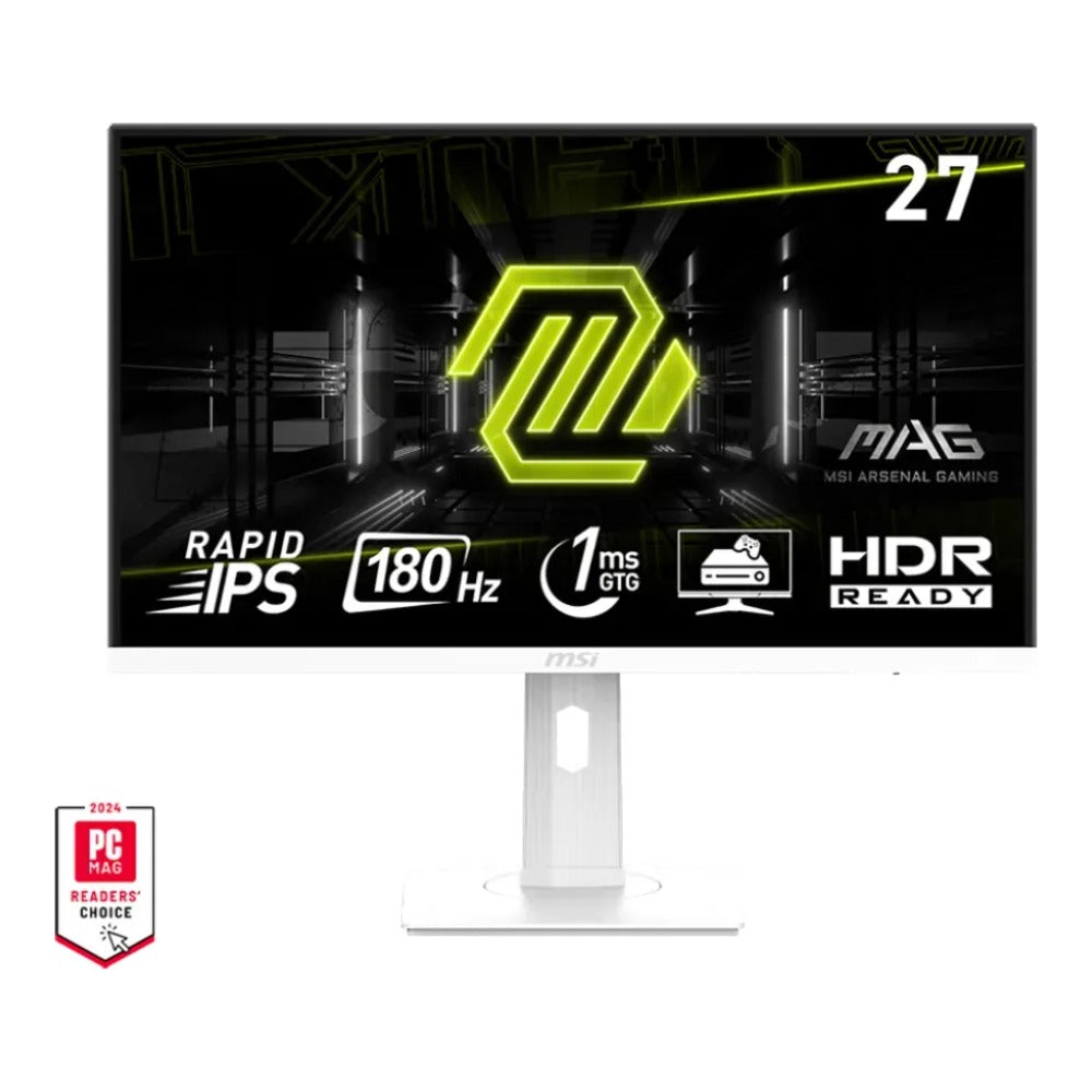 MSI - MAG 274PFWDE , weiß, FullHD, Rapid-IPS, HDR, Adaptive-Sync, 180Hz Panel) - Monitor