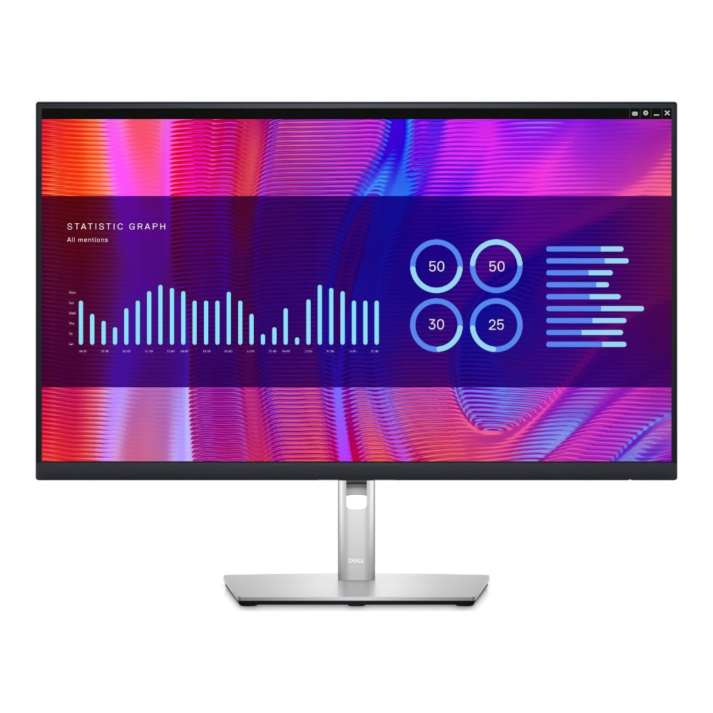 Dell - P2723DE , silber/schwarz, QHD, IPS, 60 Hz, HDMI, DisplayPort) - Monitor