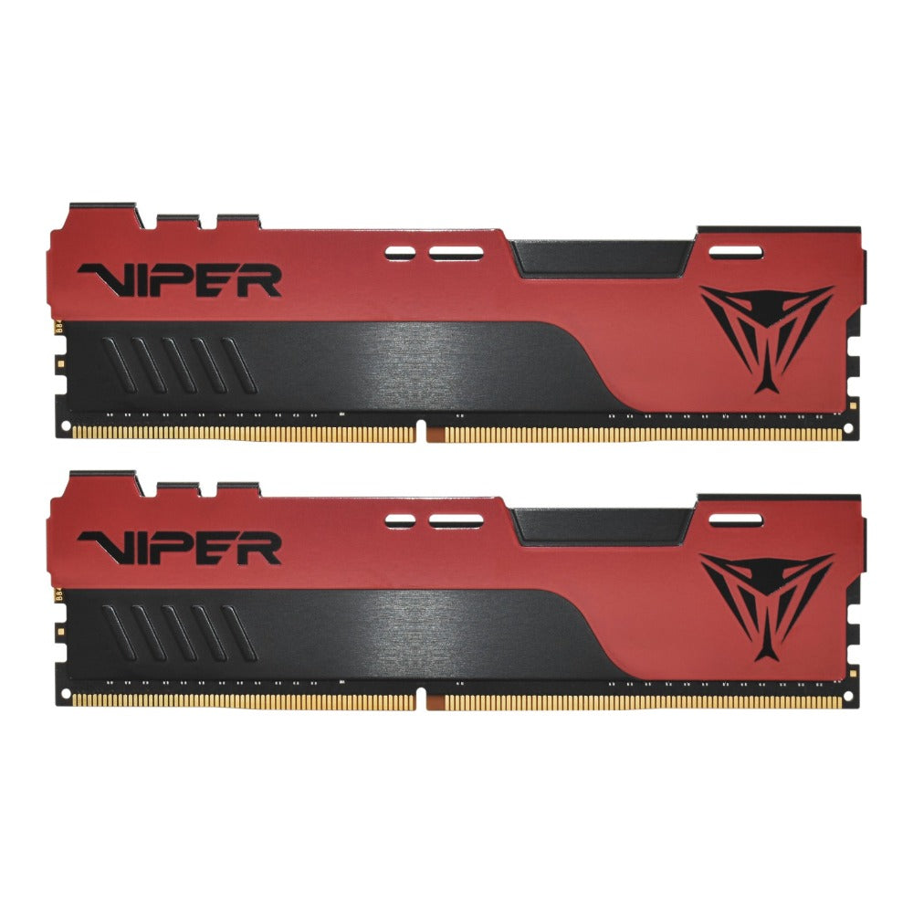 PATRIOT Memory Viper Elite PVE2432G320C8K - 32 GB - 2 x 16 GB - DDR4 - 3200 MHz - 288 - pin DIMM - Schwarz - Rot - Arbeitsspeicher