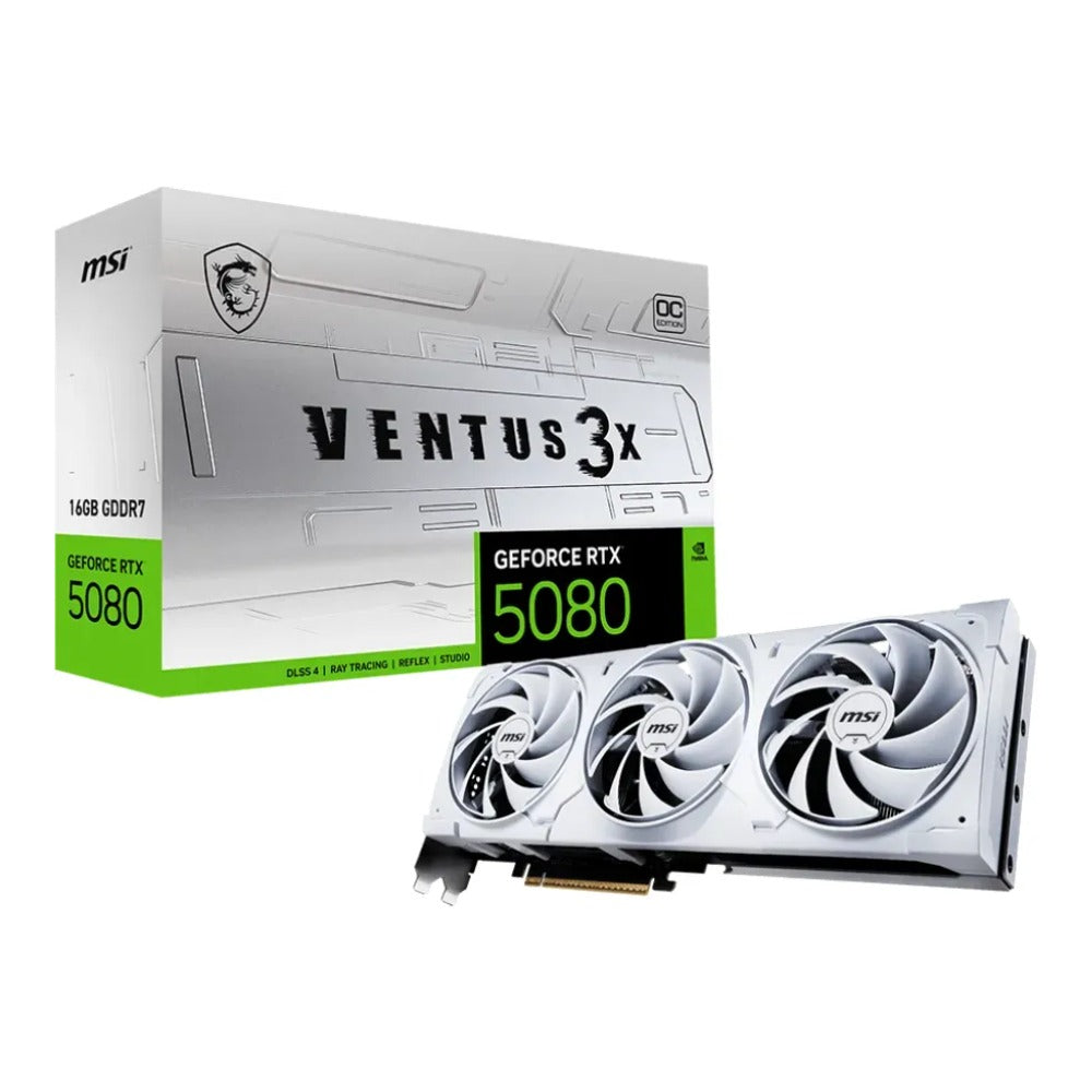 MSI - GeForce RTX 5080 VENTUS 3X OC WHITE - Grafikkarte