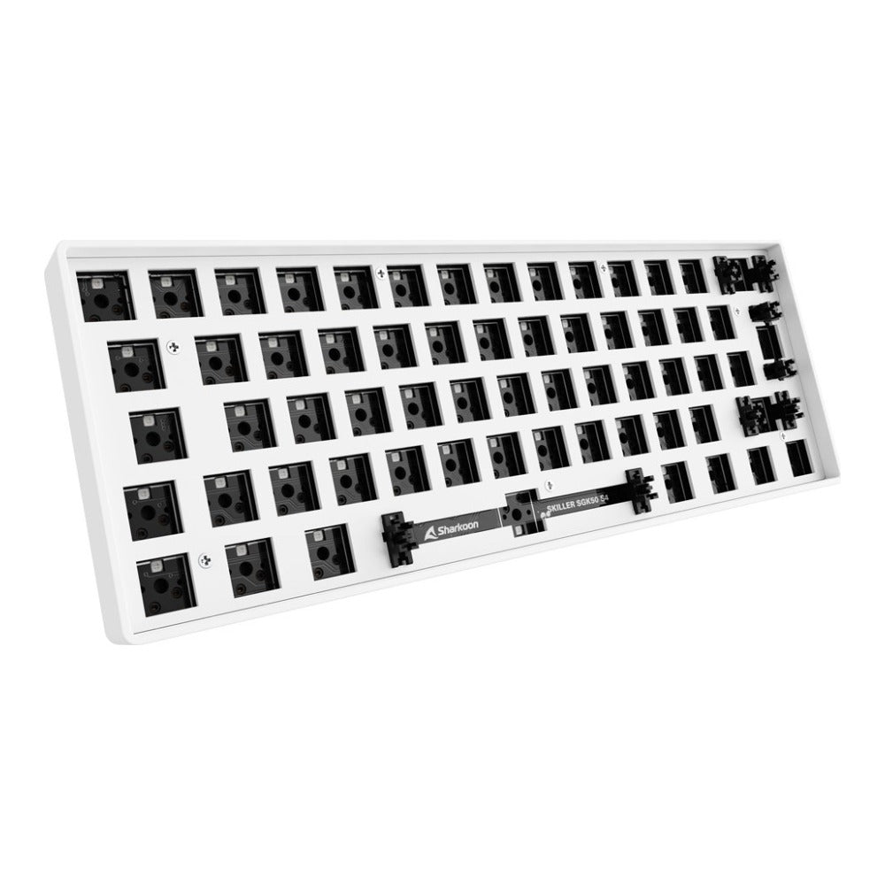 Sharkoon Skiller SGK50 S4 Barebone - 60% - Kabelgebunden - USB - RGB - LED - Weiß - Tastatur