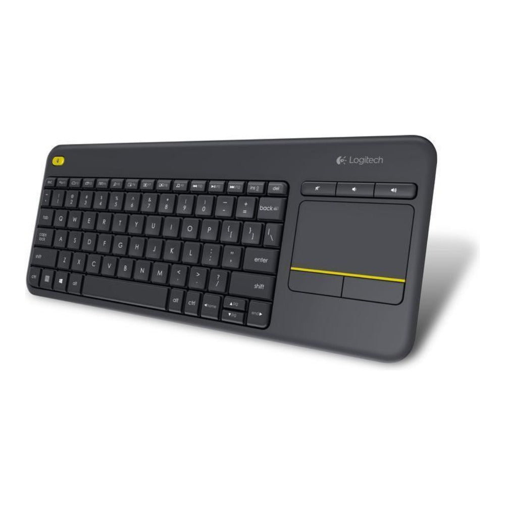 Logitech K400 Plus - Kabellos - RF Wireless - QWERTZ - Schwarz - Tastatur