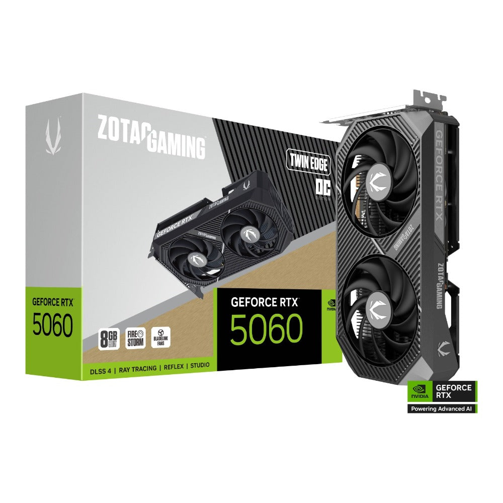 ZOTAC Gaming GeForce Rtx 5060 Twin Edge Oc Gddr7 - PCI - Express - Grafikkarte