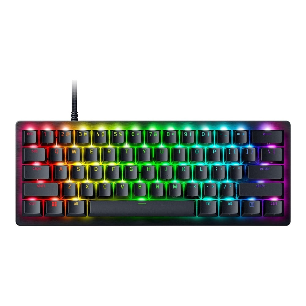 Razer Huntsman V3 Pro Mini - Kabelgebunden - USB - Optischer Schlüsselschalter - QWERTZ - RGB - LED - Schwarz - Tastatur
