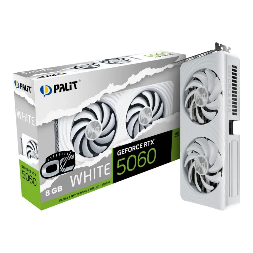 Palit GeForce Rtx 5060 White Oc 5060 Gddr7 - PCI - Express - Grafikkarte