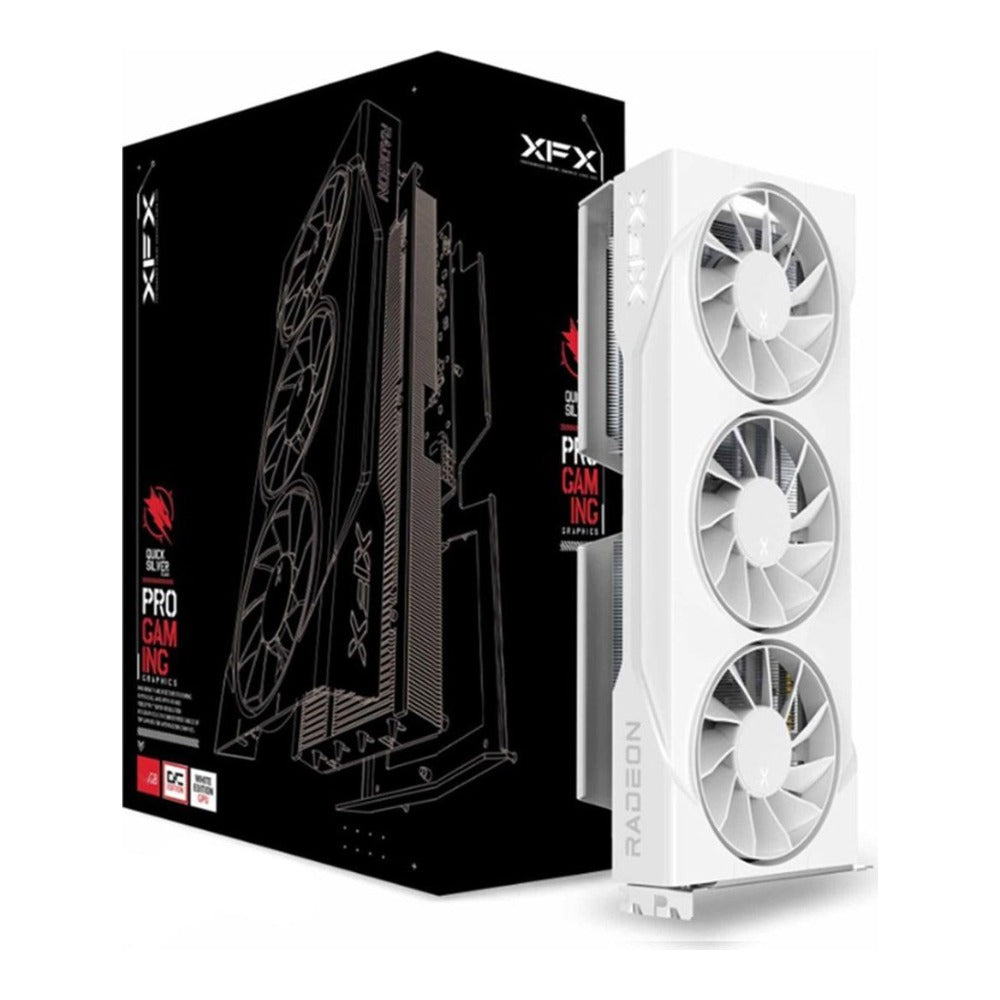 XFX Rx 9060XT Swift Triple Fan Oc White GDDR6 - PCI - Express - Grafikkarte