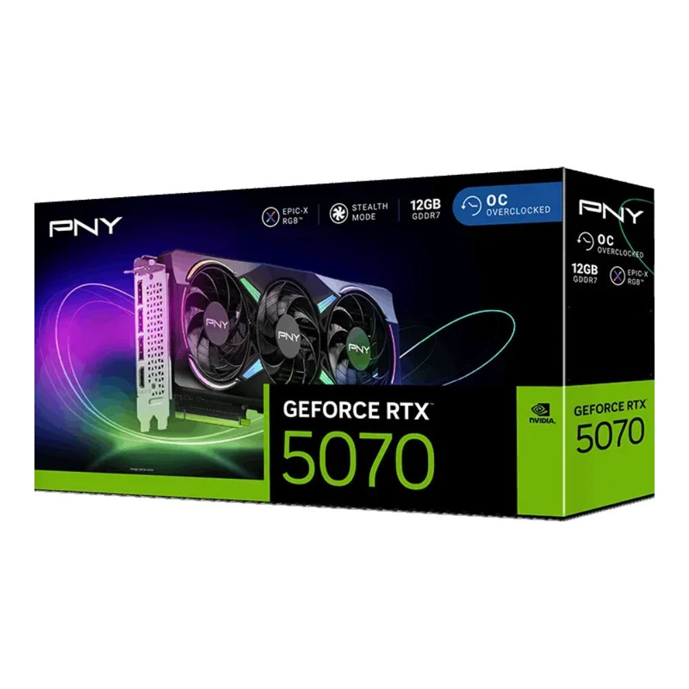 PNY - GeForce RTX 5070 ARGB OC - Grafikkarte