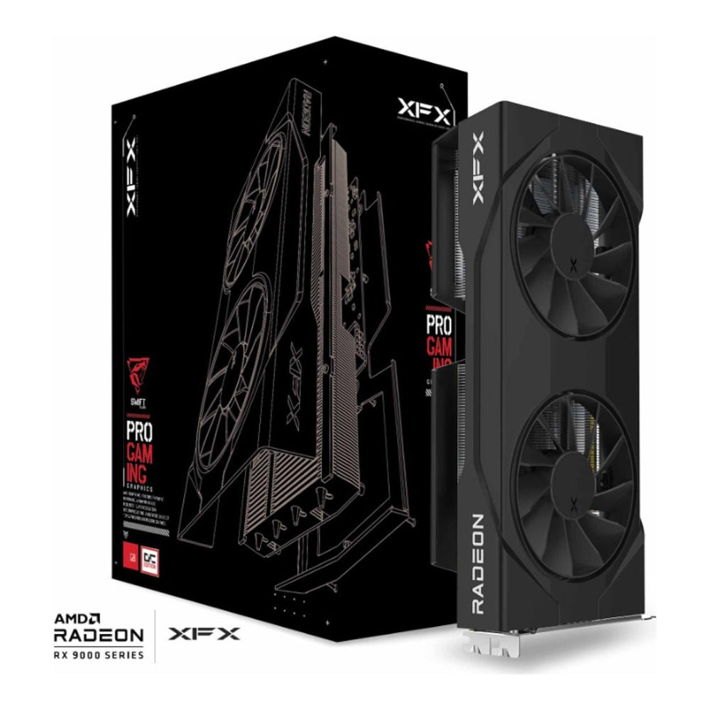 XFX - Radeon RX 9060 XT Swift OC 8GB - Grafikkarte