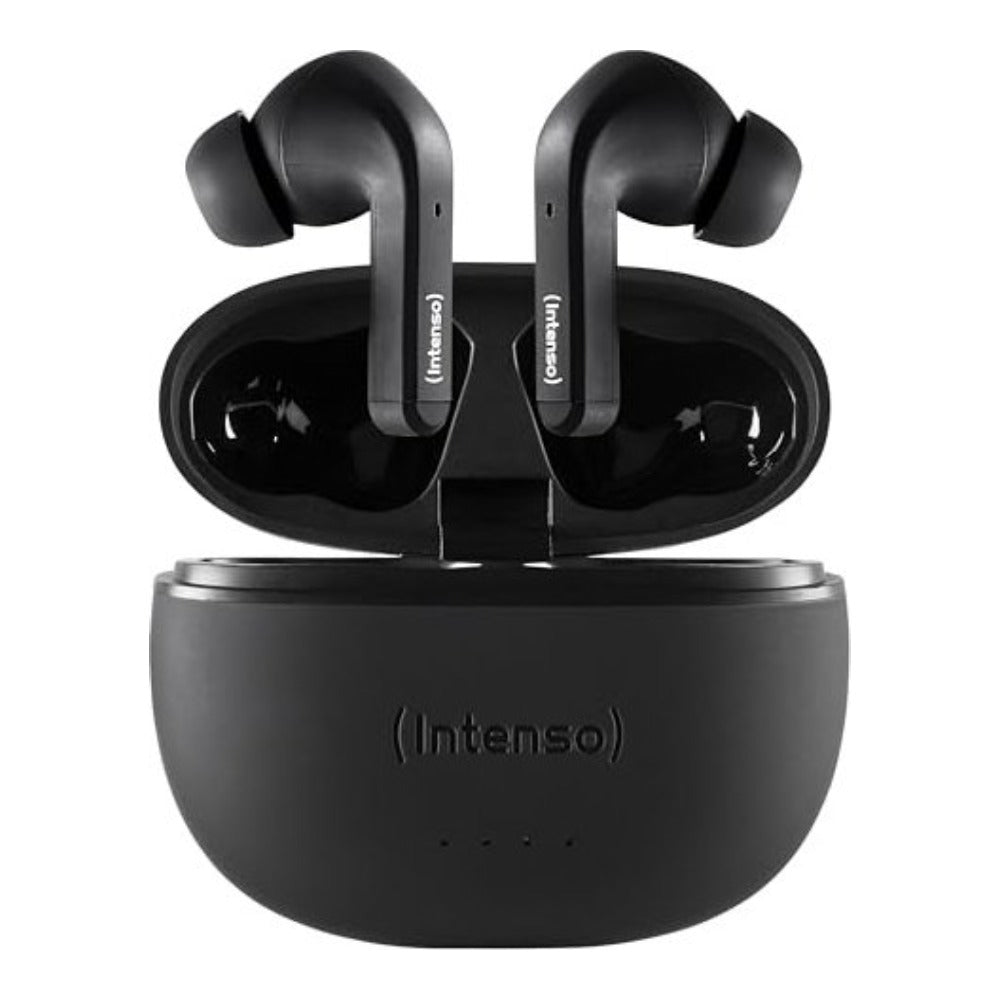 Intenso Black Buds T300A - True Wireless Stereo (TWS) - Anrufe/Musik/Sport/Alltag - Schwarz - Kopfhörer